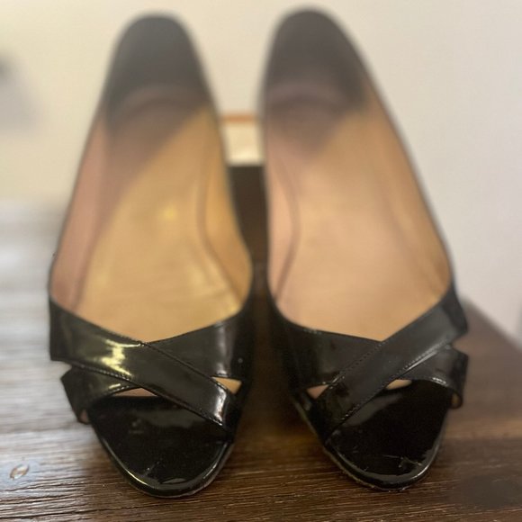 Christian Louboutin  patent leather flats -  Navy - 38.5 - Picture 2 of 6